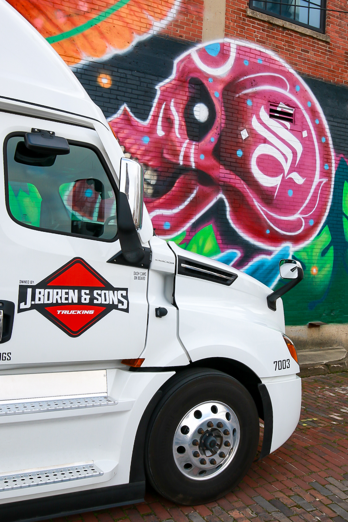 Cab in downtown Columbus, Ohio. Arena District